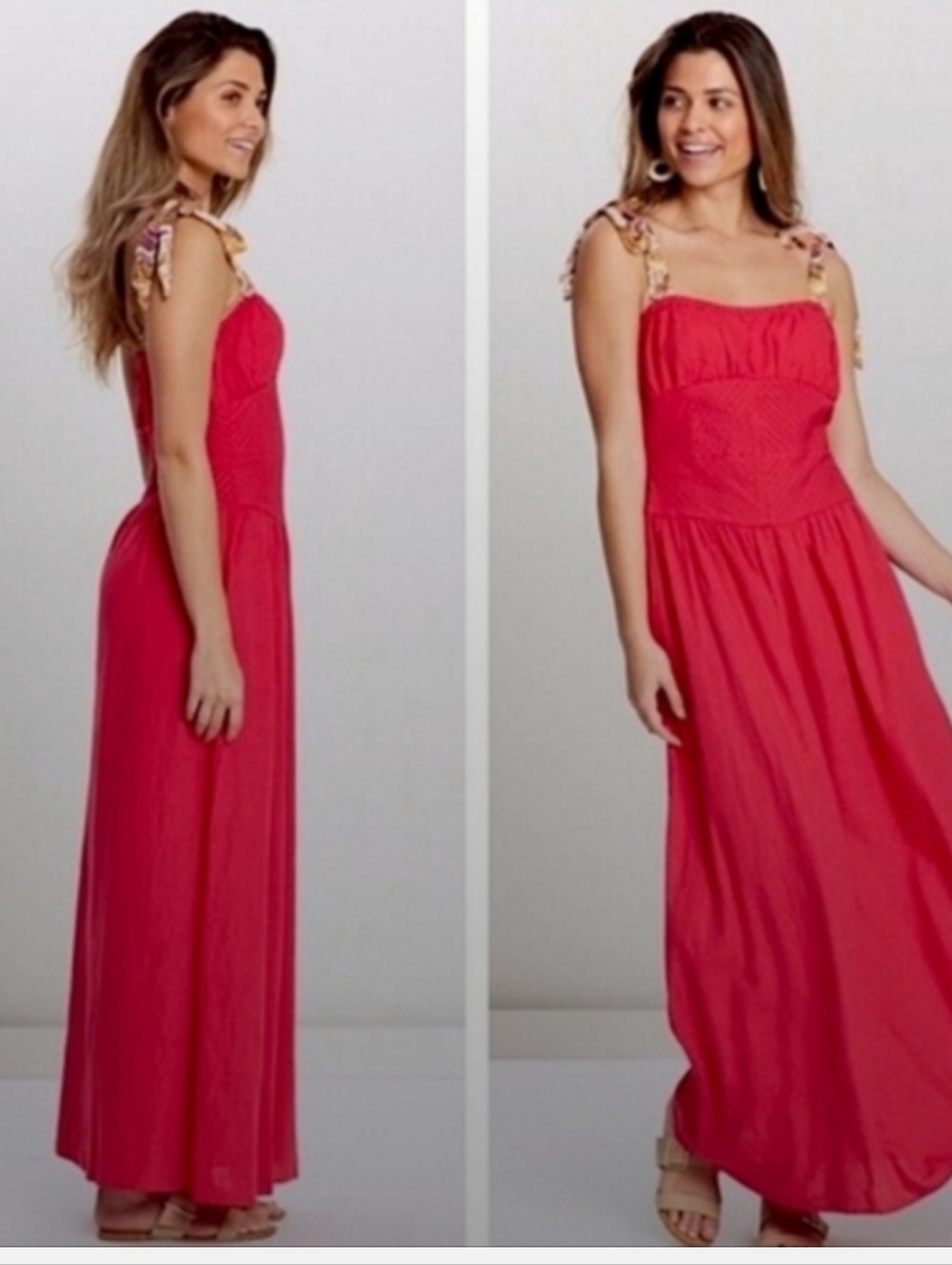 Free People.   Elegant Pink Maxi Dress - Picture 6 of 7